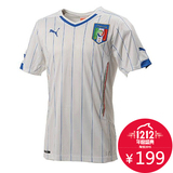 官方正品  2014世界杯意大利客场球衣 白色巴乔球服足球运动短袖