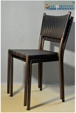 新款热卖胶藤餐椅/休闲椅/户外椅/餐椅/铁架餐椅/仿藤餐椅/椅子