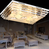 LED吸顶灯客厅灯长方形水晶灯大气现代简约卧室灯温馨遥控正方形