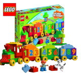 正品LEGO乐高儿童拼装积木玩具德宝大颗粒数字火车L10558