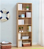新品宜家简易实木质书柜书架自由组合儿童书架置物架储物柜子带门