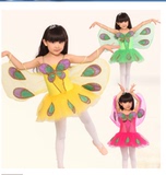圣诞节儿童演出服装 表演道具 公主舞蹈裙 天使蝴蝶翅膀 女童