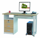 简约1.2米办公桌 单人办公电脑桌带抽屉职员桌台式家用书桌写字台