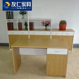 上海现代办公家具职员办公桌家用电脑桌简约单人办公桌椅带柜子