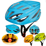 骑行头盔公路自行车山地车单车头盔男女安全帽超轻一体成型带尾灯