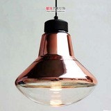 Tom Dixon现代简约黄铜大灯泡吊灯创意餐厅灯走廊楼梯单头吊灯具
