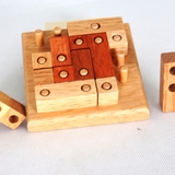 包邮9岁7岁8岁创意成人新奇木质积木拼插拼装儿童益智玩具3岁以上