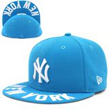 NEW ERA正品MLB棒球帽嘻哈帽NY平沿秋冬保暖9FIFTY可调节街舞帽子