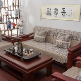 沙发垫欧式全棉高档防滑红木组合沙发实木通用四季沙发坐垫