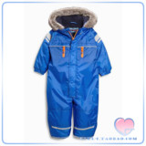 英国NEXT代购2015冬季男童男宝宝藍色透氣雪衣裝连身衣