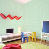 韩国环保PVC防水自粘墙纸 儿童房客厅卧室电视背景墙繁星点点壁纸