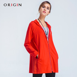 ORIGIN安瑞井品牌女装2016春夏新品休闲外套英伦原创大码宽松上衣