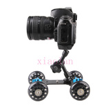 5D2单反相机摄影小车摄像轨道车桌面滑轨漂移小车摄像机魔术手