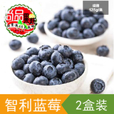 新发地尚品果蔬 新鲜水果 进口智利有机蓝莓125g*2盒装 北京配送