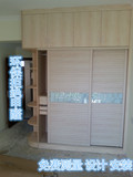 惠州厂家直销整体衣柜定制 百叶推拉门 欧标环保E1多层实木板