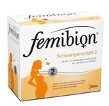 [现货]德国Femibion叶酸 孕妇专用 维生素+DHA2段 孕13周起 2月量