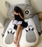 龙猫床垫女神最爱双人加厚榻榻米可爱懒人沙发折叠床儿童地铺睡垫