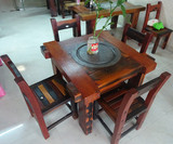 老船木茶桌椅组合小型功夫泡茶台茶几茶具茶艺桌中式实木仿古家具