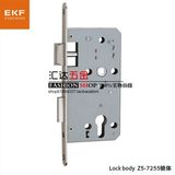 EKF伊可夫KLC7255锁体不锈钢单锁舌适合多种品牌锁体7255锁芯