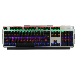 狼途ZL200机械键盘 台式电脑有线背光发光游戏键盘青轴104键