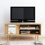 现代简约北欧小户型客厅电视柜简易日式风格卧室组合储物实木地柜