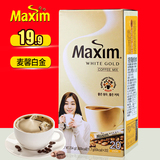 韩国进口东西麦馨maxim白金牛奶三合一咖啡粉 11.7g*20/盒装