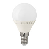 免代购费IKEA里代尔LED灯泡3瓦200流明E14球形上海专业宜家家居