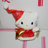 圣诞节礼物kitty猫 小号 毛绒玩具  布娃娃 圣诞老人系列玩偶