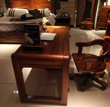 全实木书桌现代中式储物书台乌金木书台带储物柜书桌写字桌电脑桌