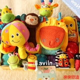 婴儿毛绒玩具礼盒 新生儿礼盒套装 摇铃 宝宝满月礼物 婴儿用品