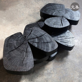 STN艺术创意设计现代木作家具雕塑设计灵感酒店软装设计方案素材