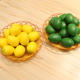 wo+仿真水果加重新奇士橘子橙子柠檬 假水果儿童玩具橱柜模型道具