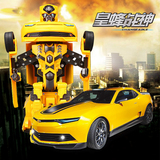 男孩玩具遥控车充电 变形车超大黄蜂擎天柱 儿童玩具汽车漂移赛车