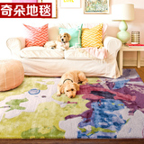 印度进口纯手工羊毛加丝地毯简约现代风格地毯客厅卧室地毯