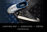 零六夏初日本代购 bape UNDFTD adidas SUPERSTAR80v 贝壳头板鞋