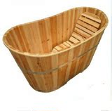 香杉木.成人泡澡桶木桶洗浴桶沐浴桶木质浴缸洗澡桶1.2m大木盆