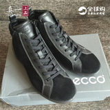 2016新款ECCO爱步女鞋短靴休闲英伦系带女靴214593正品英国代购