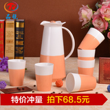 耐高温色釉陶瓷冷水壶套装大容量家用婚庆整套咖啡花茶水杯凉饮具