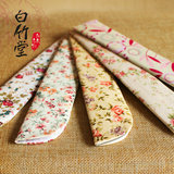 【白鸟居】日本进口棉布和风布艺双层扇套 春光 日式7寸折扇扇袋