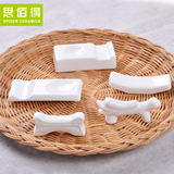 10个包邮 筷子托陶瓷创意两用筷托筷枕筷架陶瓷日式筷子托