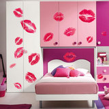 个性创意客厅卧室温馨浪漫可移除墙贴柜子玻璃移门装饰贴纸防水