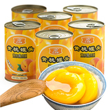 出口韩国韩文新鲜 黄桃罐头 水果对开 6罐*425g/整箱21省 包邮