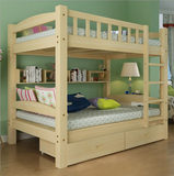包邮实木儿童床松木上下铺高低床子母床双层床上下床成人床宿舍床