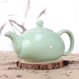 厂家直销 青瓷陶瓷茶壶 美人西施壶 梅子青 创意茶壶低价批发