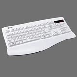 QSENN/酷迅DT35 有线游戏键盘 韩文版黑色/白色