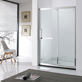 一字形浴室隔断淋浴房 高档不锈钢简易淋浴房屏风 可以定制淋浴房