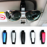多功能遮阳板眼镜夹 汽车用品太阳镜架名片盒 车用票据夹7WEdUNdX