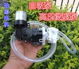 拆机 12V无刷电机微型高压水泵 自吸 活塞  隔膜泵 小型压力泵