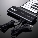 l电子软钢琴MIDI高家用手卷钢琴88键加厚专业版折叠便携式