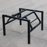 正方形折叠铁桌架 金属支架 金属桌腿 铁艺桌脚 支架餐台脚桌腿架
